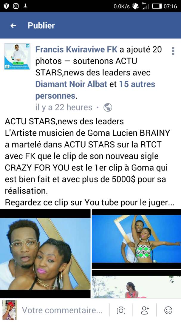 Musique: Lucien Brainy cherche-t-il des polémiques ou dit la vérité? 1