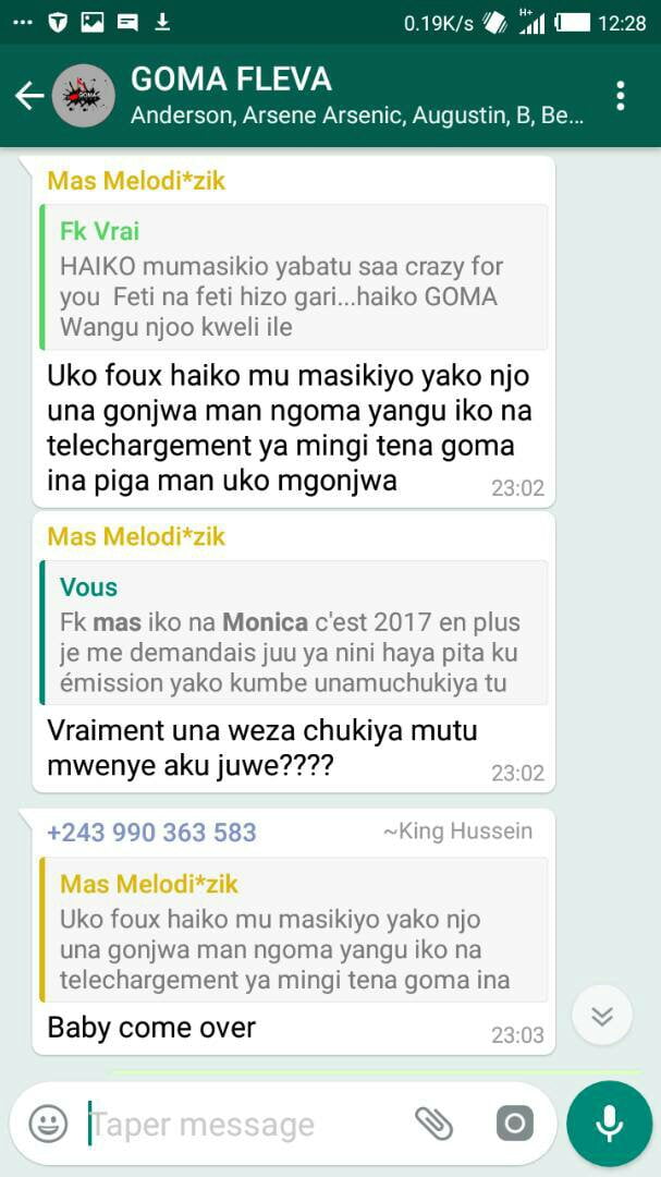A Goma, un journaliste s'attaque à un artiste musicien  4