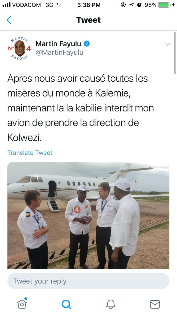 RDC - Kalemie: Une femme tuée par balle lors de l'arrivée de Fayulu pour sa campagne 1 RDC - Kalemie: Une femme tuée par balle lors de l'arrivée de Fayulu pour sa campagne 1