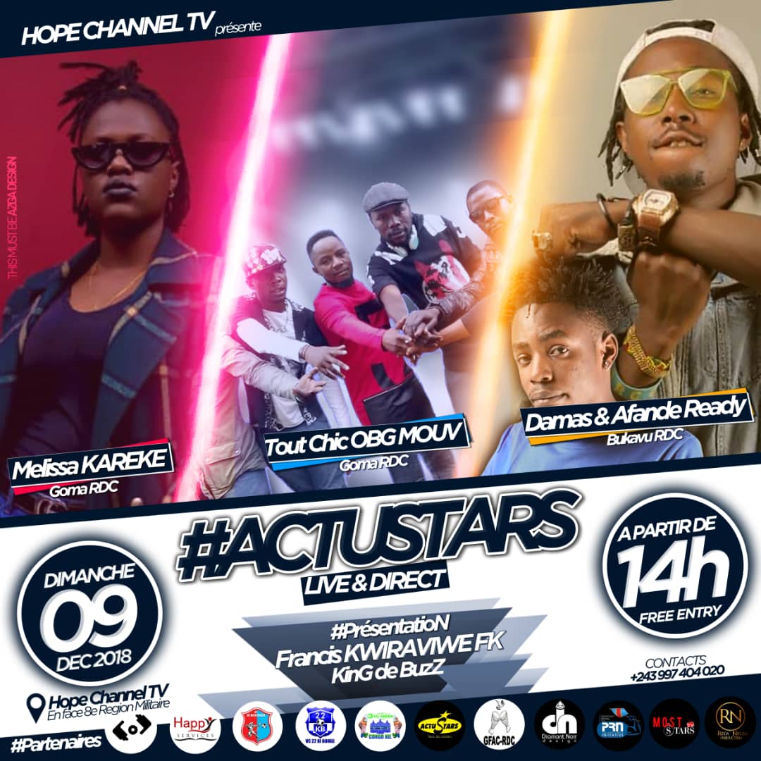 ACTU STARS LIVE & DIRECT:1ère expérience en chronique musicale avec une réussite totale 1