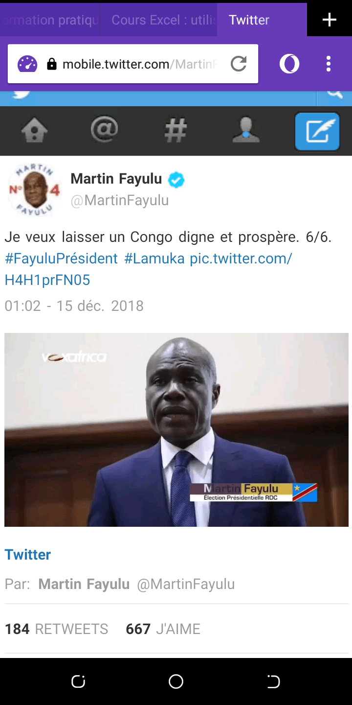 Élections - RDC: Les 6 traces focales de Martin Fayulu 6/6 1