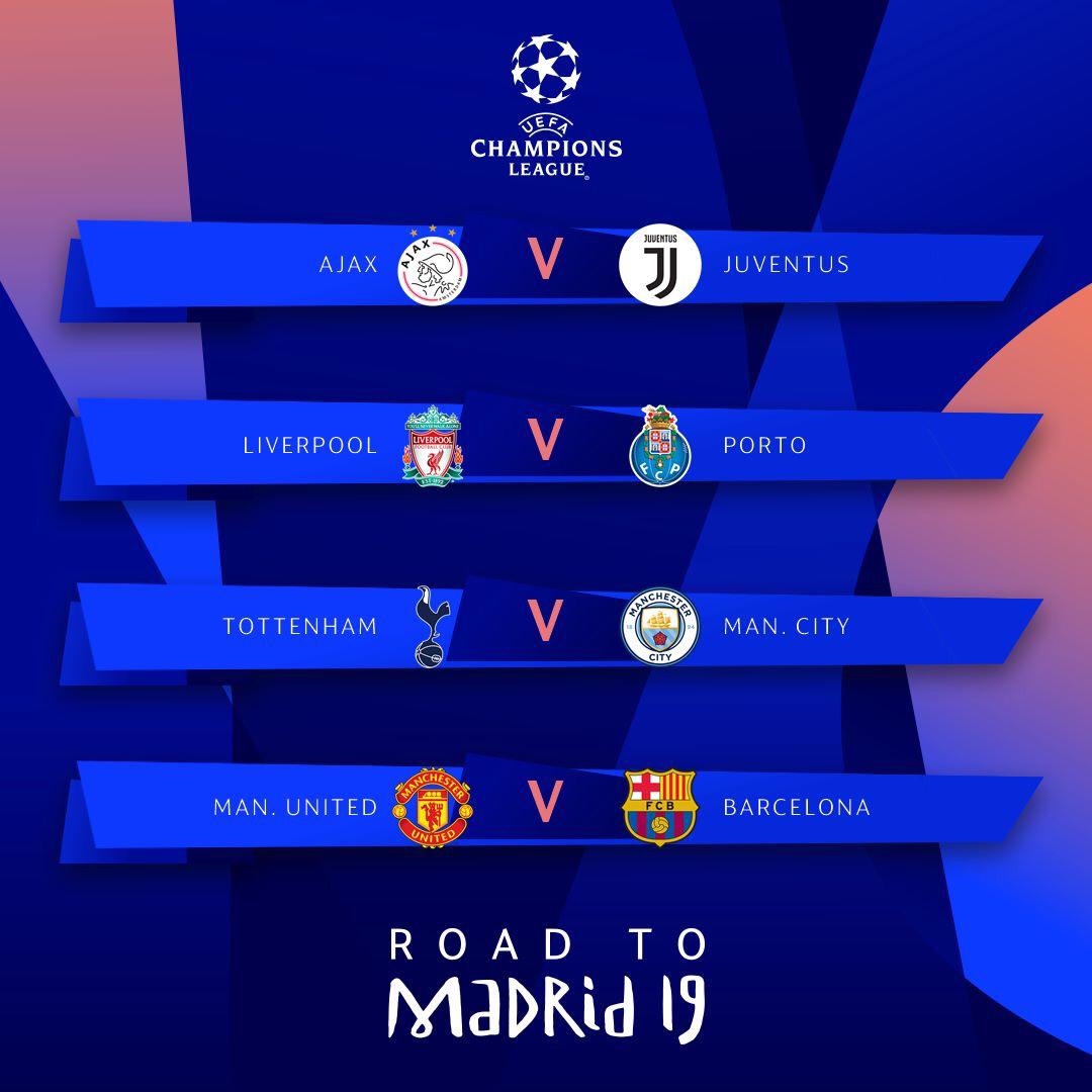 Ligue des Champions : Le tirage complet des quarts mais aussi des demies ! 1 Ligue des Champions : Le tirage complet des quarts mais aussi des demies ! 1
