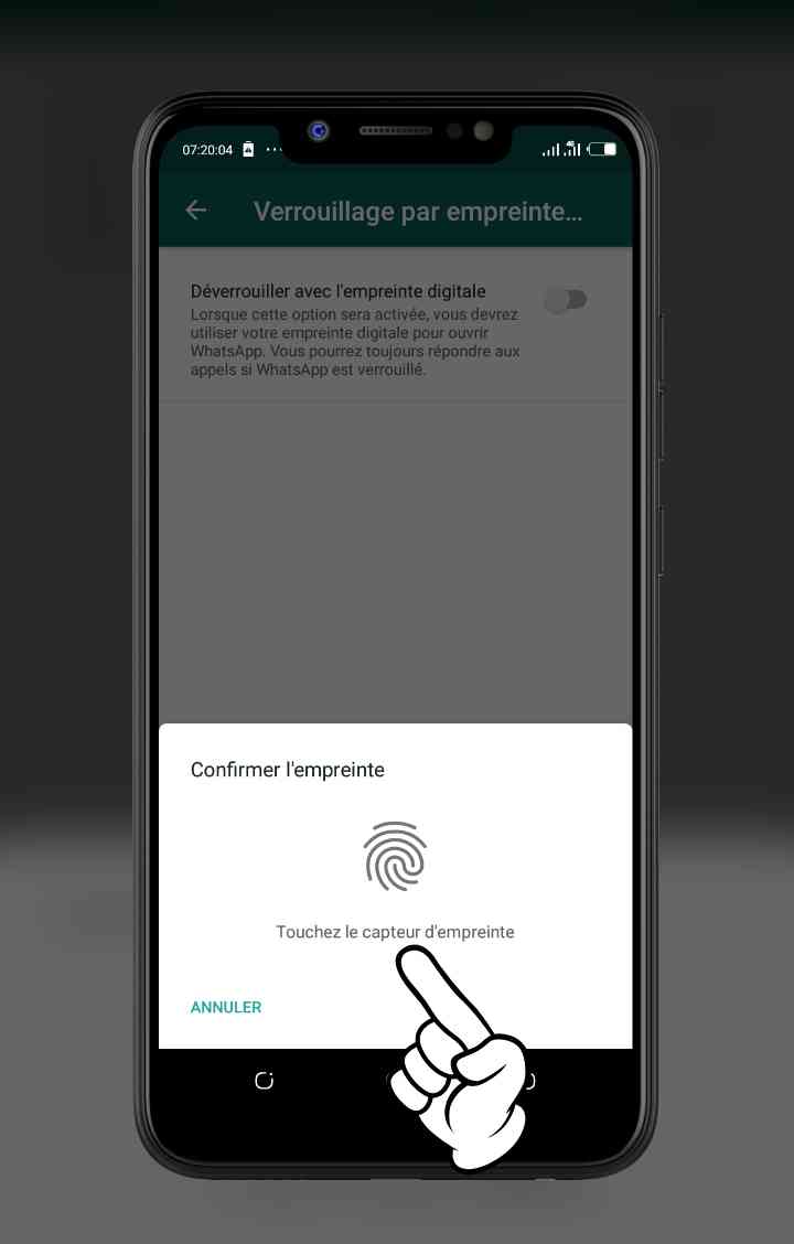 Déverrouillez WhatsApp avec votre empreinte digitale; maintenant sur Android 5