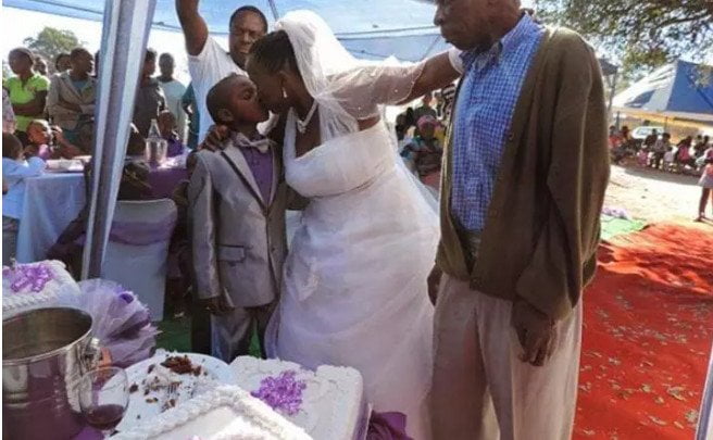 SCANDALEUX! Elle épouse un garçon de 9 ans parce qu'elle n'aurai pas de SEXE pendant les neuf prochaines années 2