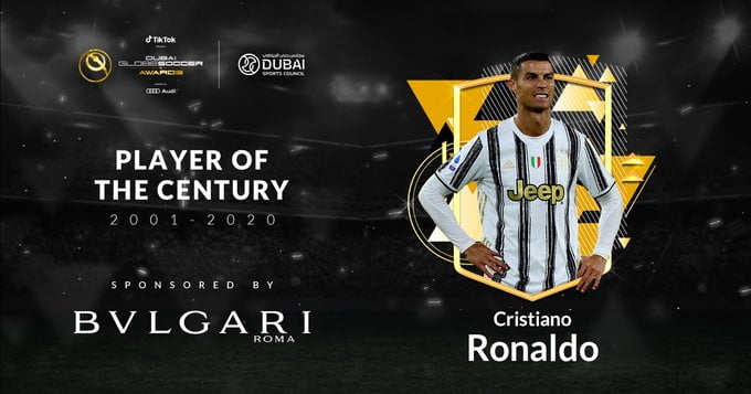 Globe soccer Awards : Cristiano Ronaldo élu meilleur joueur du siècle 1 Globe soccer Awards : Cristiano Ronaldo élu meilleur joueur du siècle 1