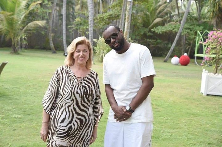 Après leur concert à Abidjan, Fally Ipupa et Maître Gims reçus par la Première Dame Dominique Ouattara 2